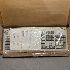 Vintage Dell SK-1000REW QuietKey PS/2 Wired Keyboard Open Box Condition